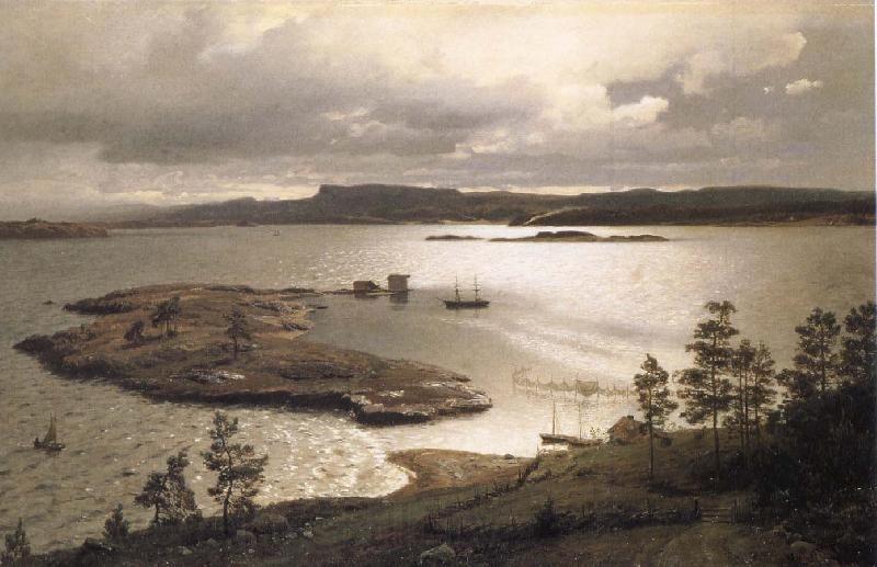 unknow artist sandviksfjorden Norge oil painting art